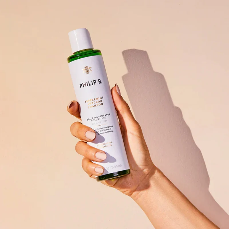Philip B Peppermint Avocado Shampoo 60ml - shampooing volumateur pour cuir chevelu gras