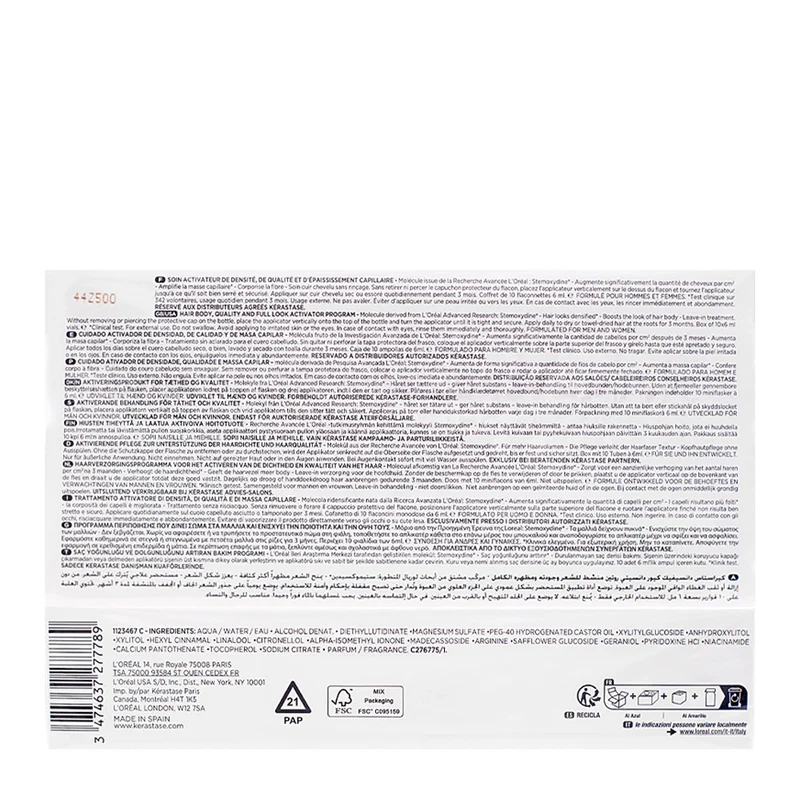 Kerastase Densifique Cure 10x6ml - ampoules anti-amincissement