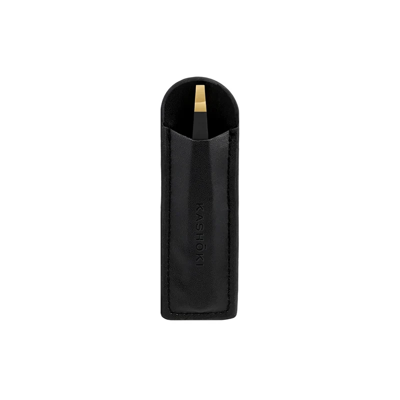 Kashōki Make Up Slant Tweezers With Case - pince à sourcils