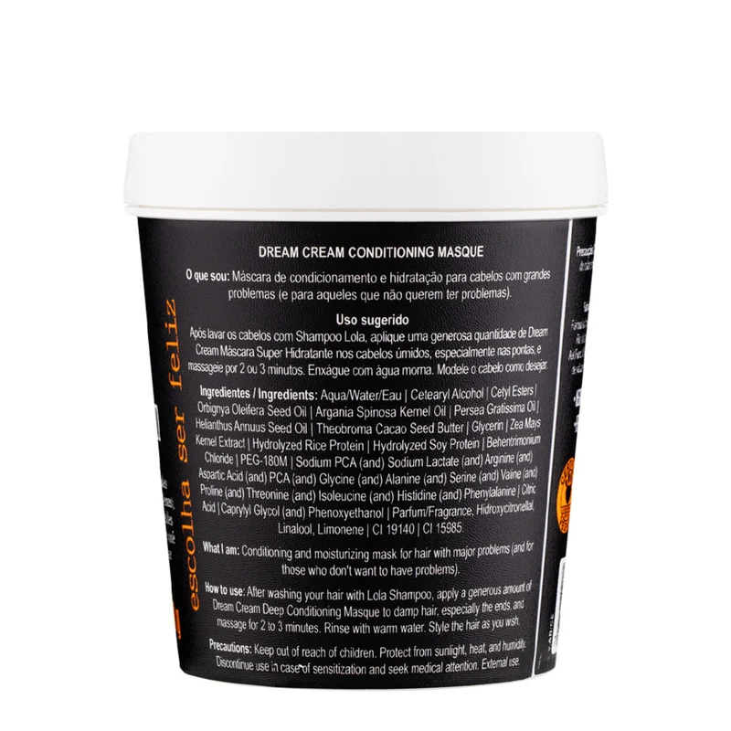Lola From Rio Dream Cream 200gr - masque super hydratant cheveux rebelles