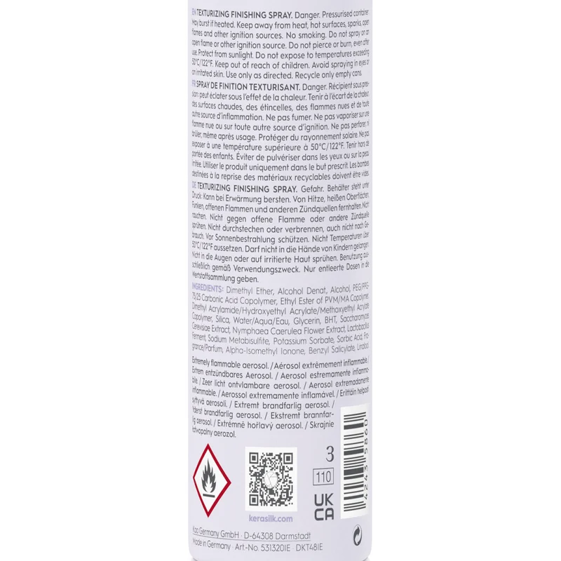 Kerasilk Styling Texturizing Finishing Spray 75ml - spray texturisant