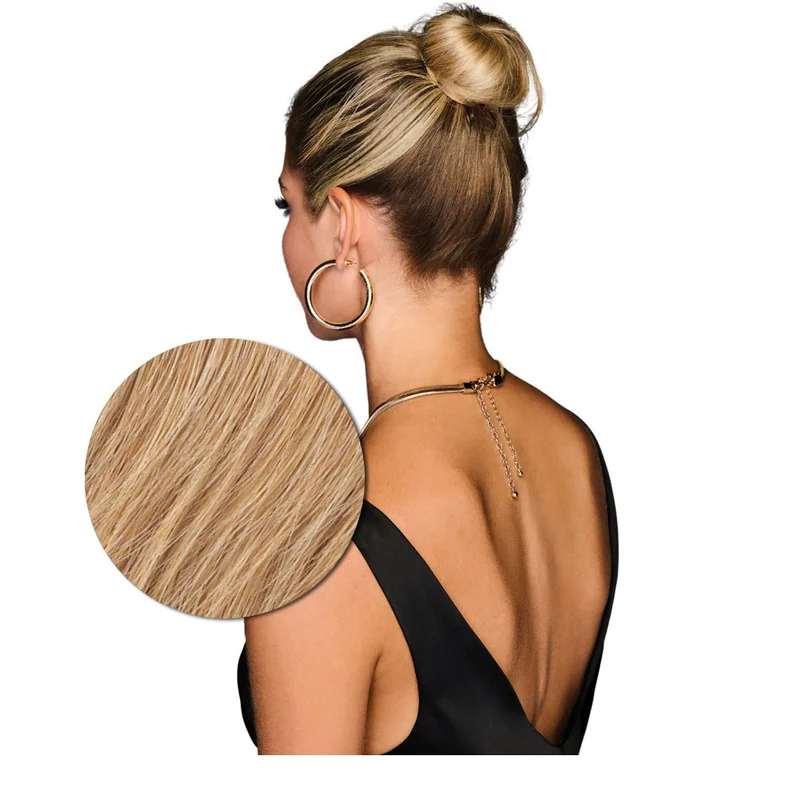 Hairdo Queue de cheval ondulée à Pince Blond Moyen Doré R25 69cm