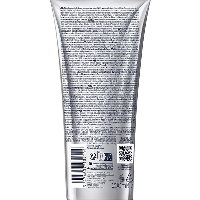 Kerastase Symbiose Micro-Peeling Cellulaire 200ml - traitement micro-exfoliant