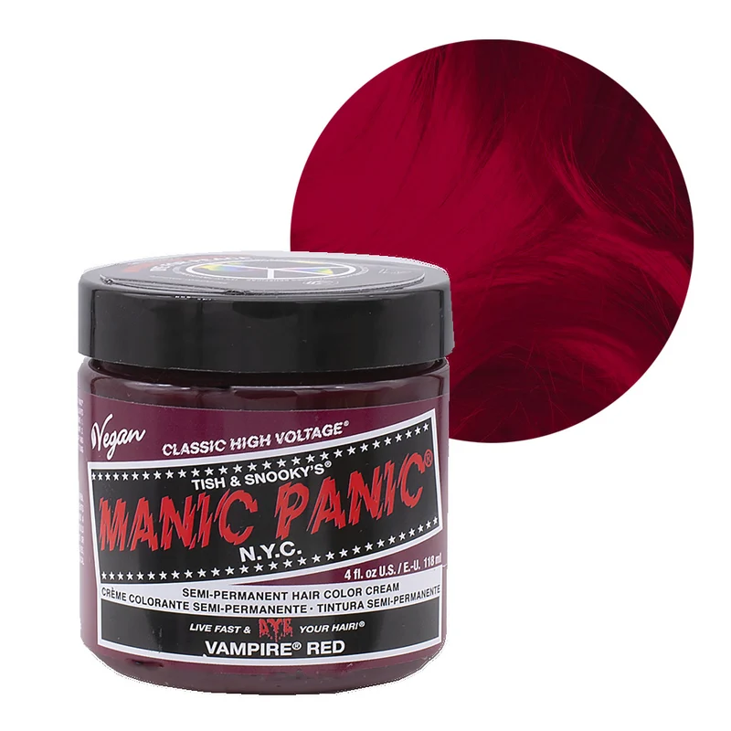Manic Panic Classic Hig Voltage Vampire Red 118ml - crème colorante semi-permanente