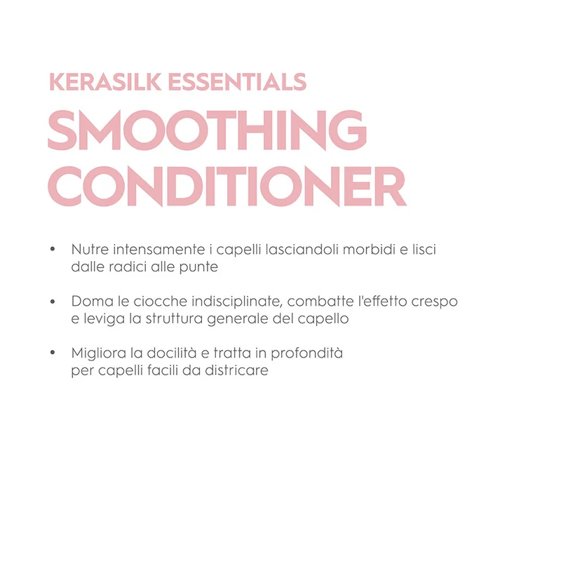 Kerasilk Essentials Smoothing Conditioner 75ml - après-shampooing anti-frisottis