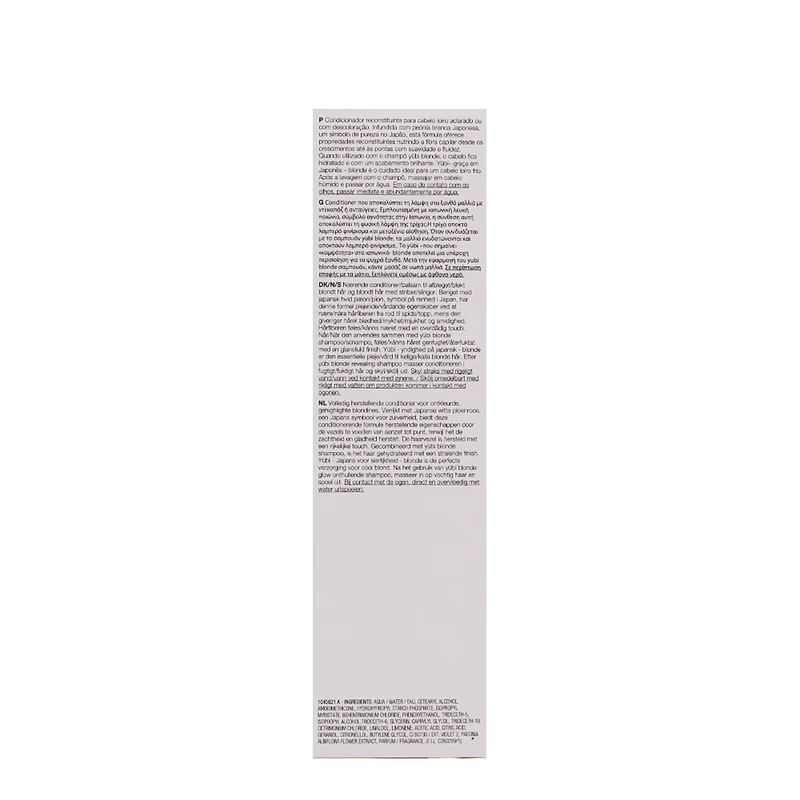 Shu Uemura Yubi Blonde Full Replenishing Conditioner 250ml - après-shampooing restructurant cheveux blonds