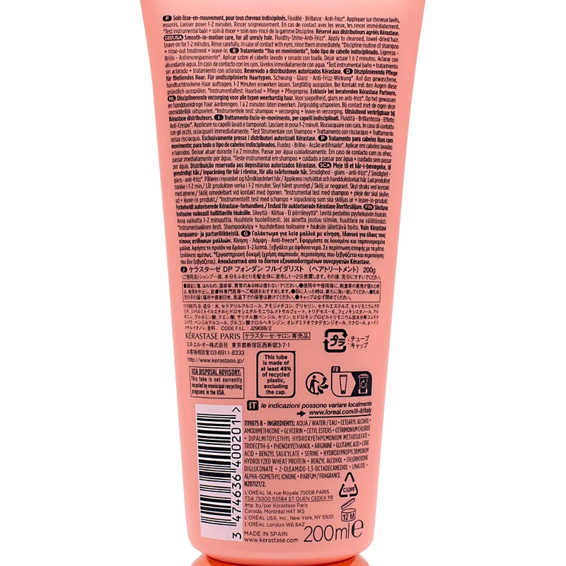 Kerastase Discipline Fondant Fluidealiste 200ml - après-shampooing anti-frisottis