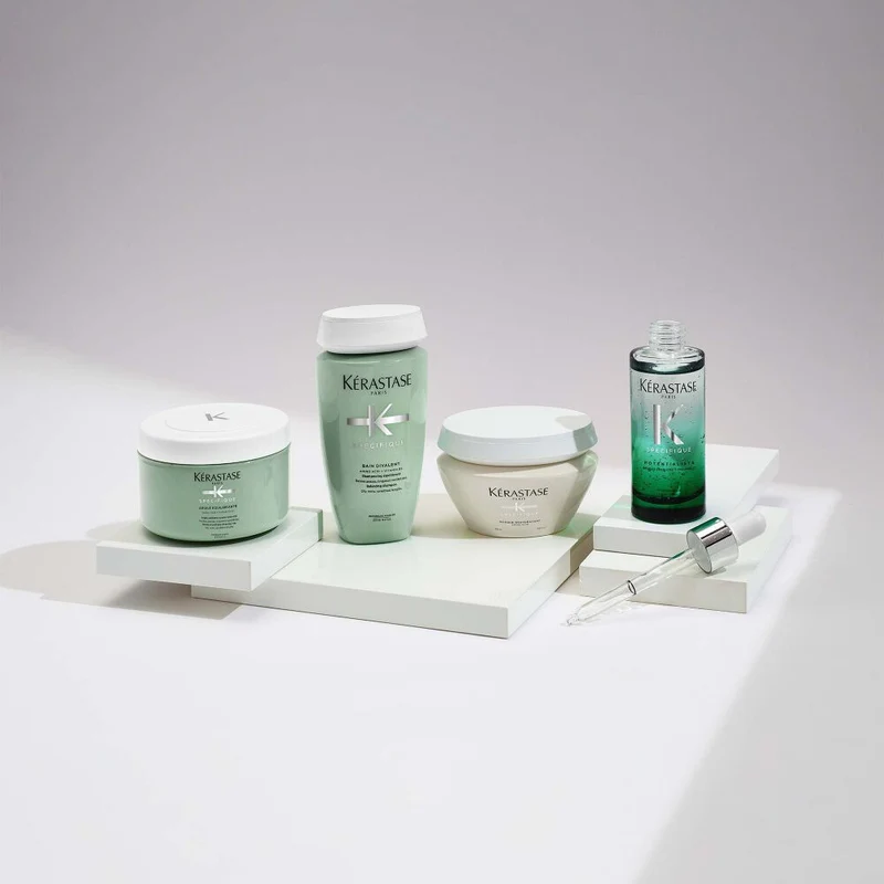 Kérastase Spécifique Argile Equilibrante 250ml Masque Rehydratant 200ml Sérum Potentialiste 90ml