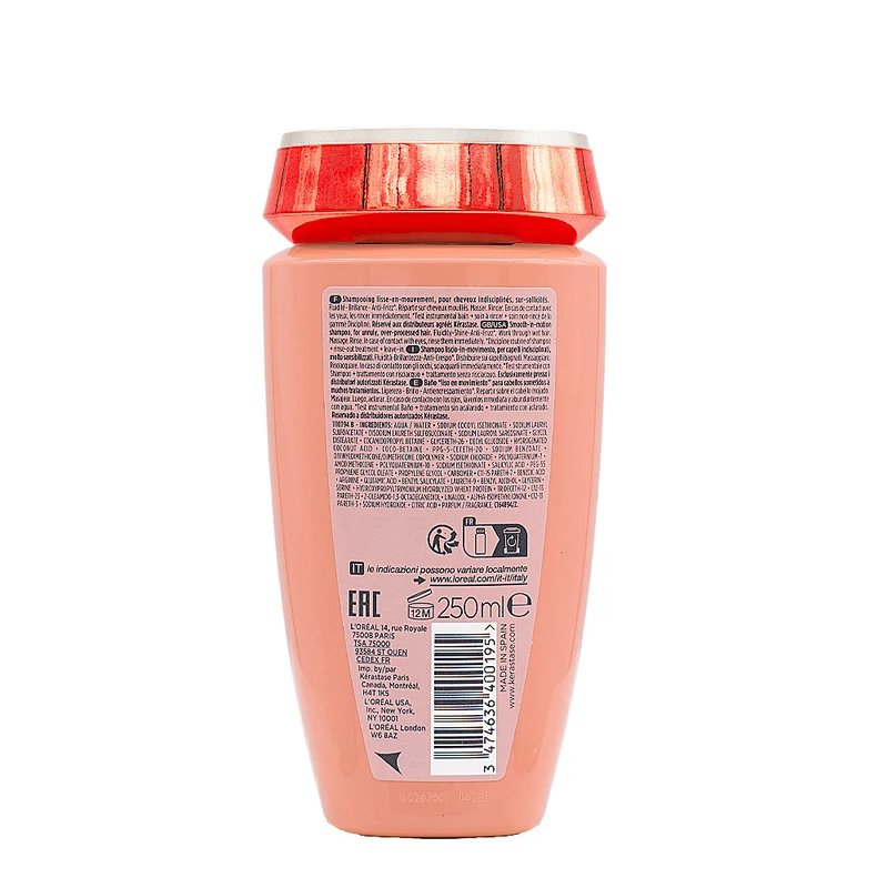 Kerastase Discipline Bain Fluidealiste Gentle 250ml - shampooing doux anti-frisottis pour cheveux abîmés