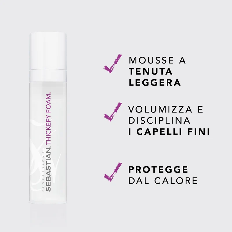 Sebastian Flow Thickefy Foam 200ml - mousse volumisante pour cheveux fins