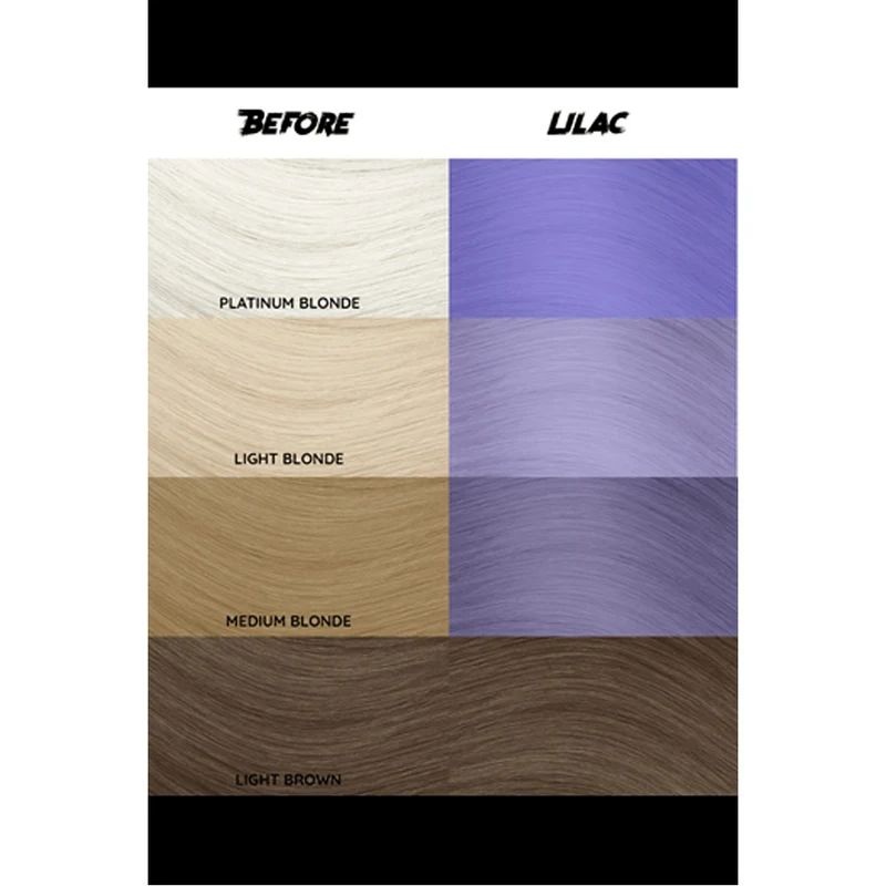 Crazy Color Lilac no 55, 100ml - Crème colorante Lilas