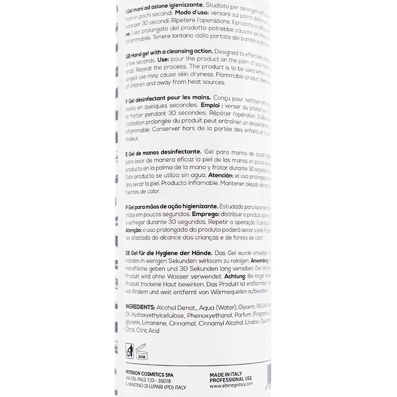 Alterego Urban Proof Hygiene Hand Gel désinfectant pour les mains 1000ml