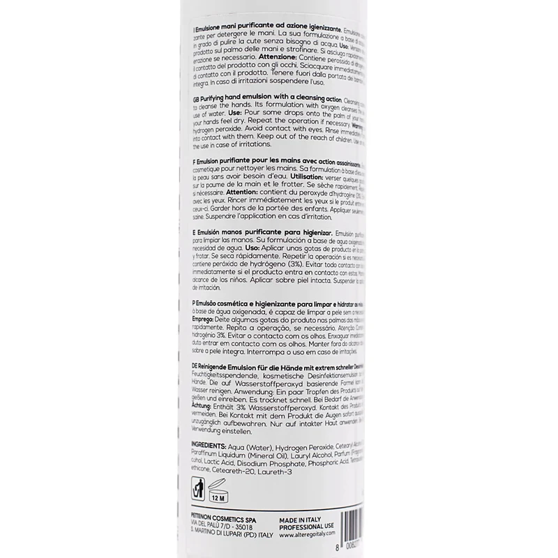 Alterego Urban Proof Hygiene Émulsion désinfectante pour les mains 250ml