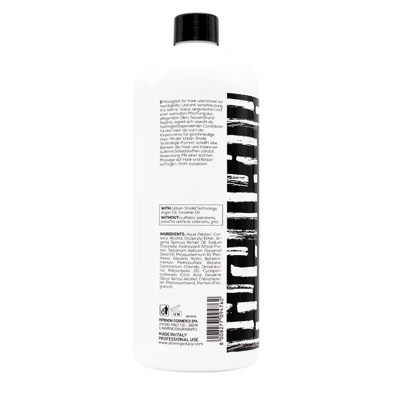 Alterego Urban Proof Cream 1000ml - fluide hydratant pour cheveux et corps
