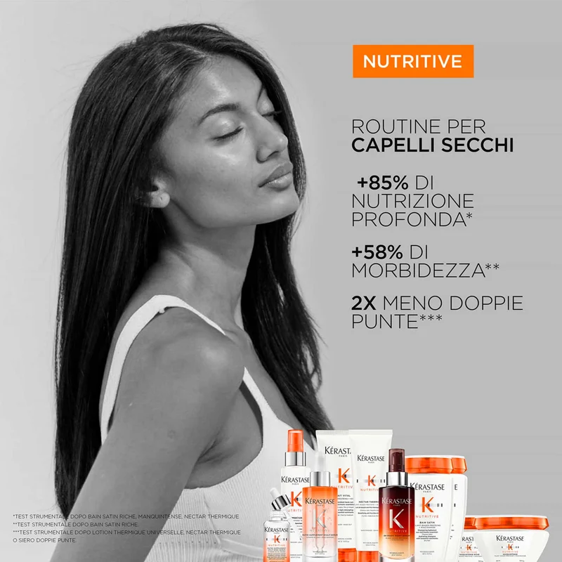 Kerastase Nutritive Bain Satin Riche 250ml - shampooing pour cheveux très secs
