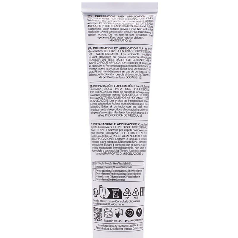 Crazy Color Rapid Toner 03 Toffe Pop 100ml - toner rapide