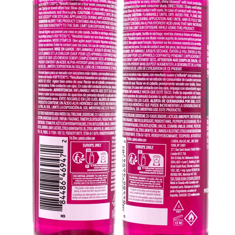 Redken Styling Quick Blowout 125ml - spray de protection contre la chaleur