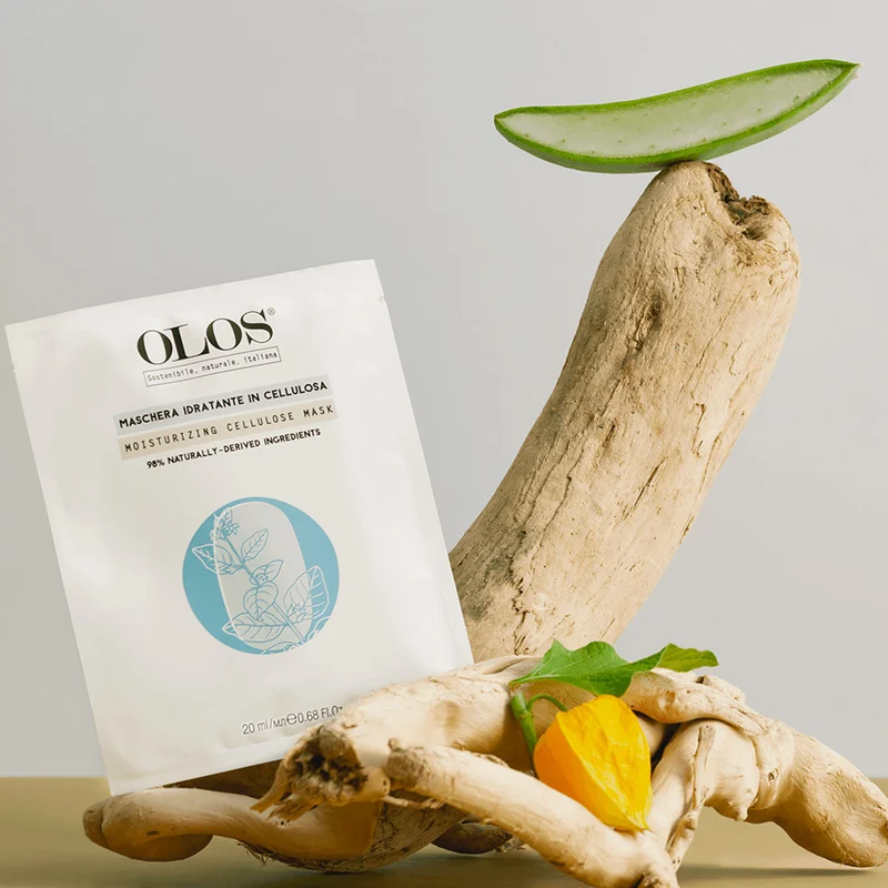 Olos Mondo Idratante Maschera in Cellulosa 20ml - mono trattamento idratante