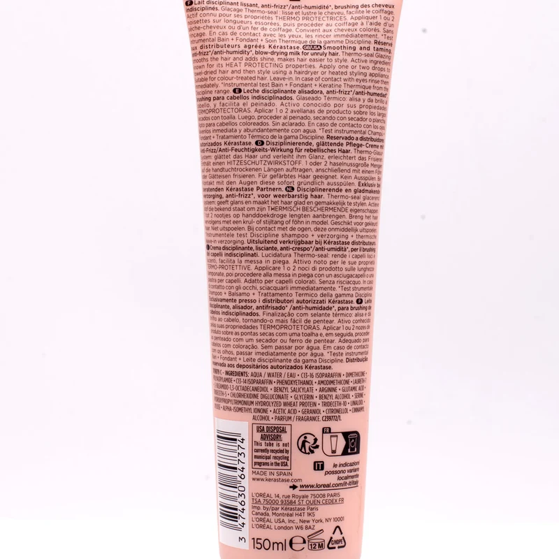 Kerastase Discipline Keratine Thermique 150ml - crème de protection thermique
