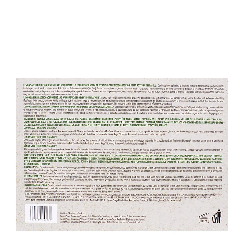 Paul Mitchell Tea Tree Lemon Sage Program - traitement fortifiant cheveux fins