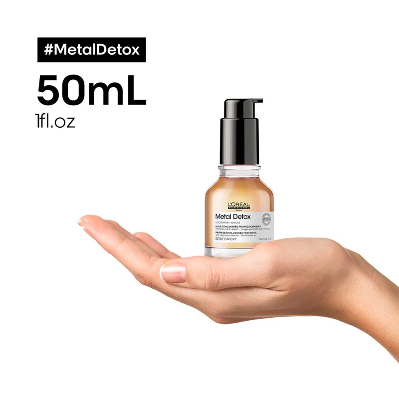 L'Oréal Professionnel Paris Serie Expert Metal Detox Oil 50ml - huile pour cheveux abîmés