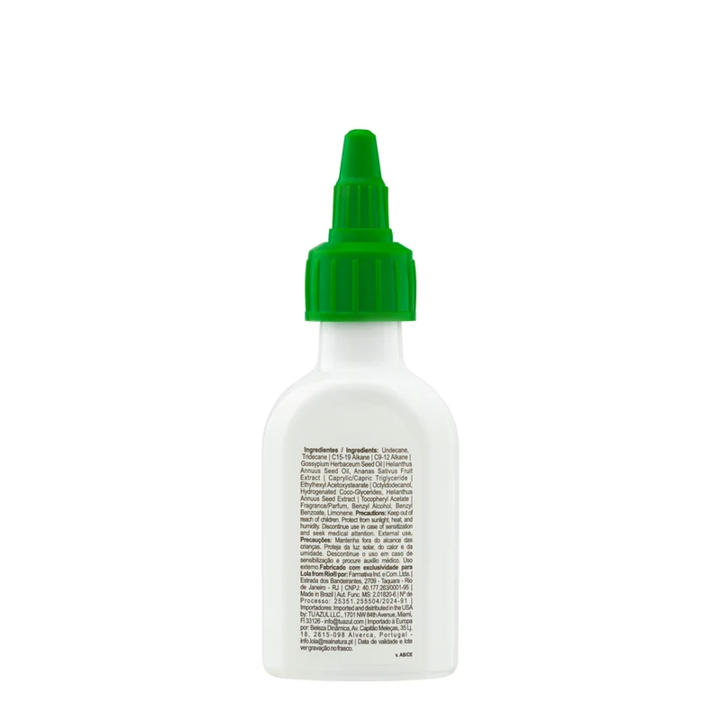 Lola From Rio Bemdita Ghee ÓLeo Nutrição Abacaxi e Manteiga de Bacuri 50ml - huile nourissante anti-frisottis