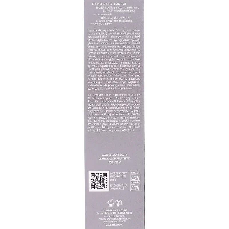 Babor Doctor Babor Regeneration Barrier Balance Lotion Cleanser 150ml - lotion nettoyante douce