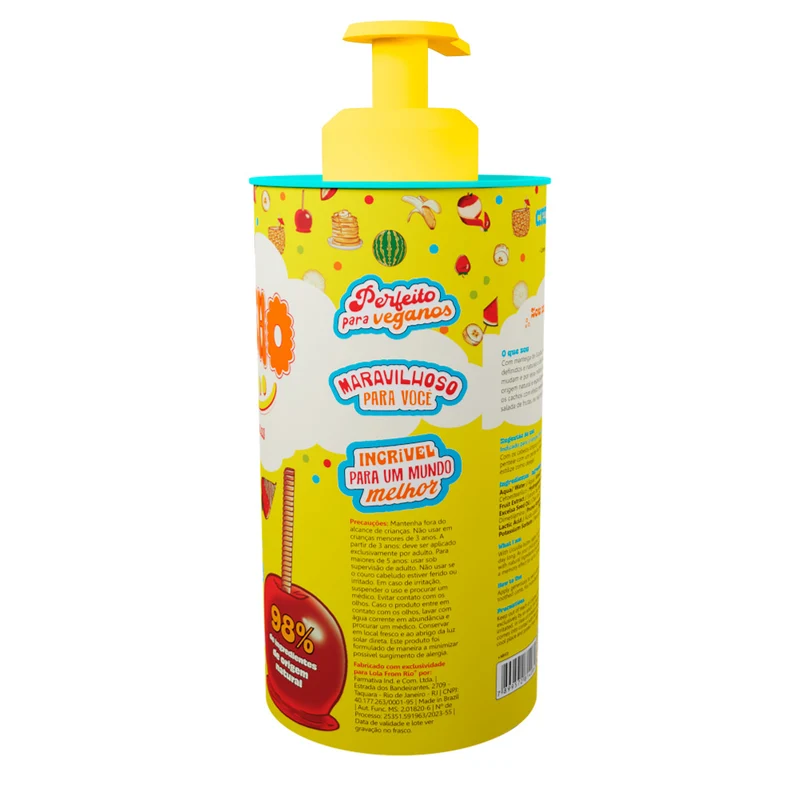 Lola From Rio Cacinho Feliz Salada De Frutas Creme de Pentear 450gr - crème définition de boucles pour enfants