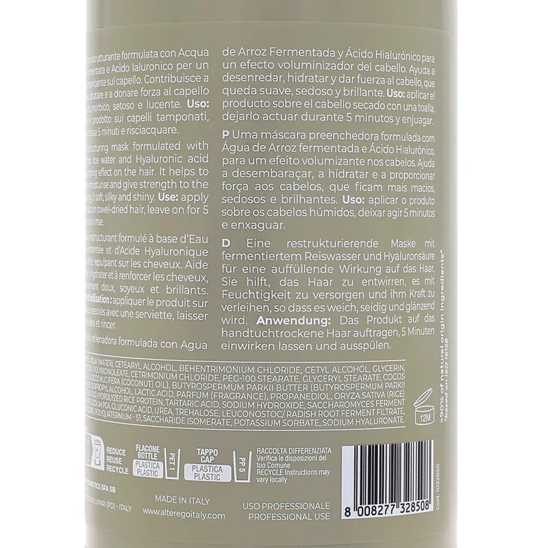 Alterego Curego Filler Mask 950ml - masque repulpant