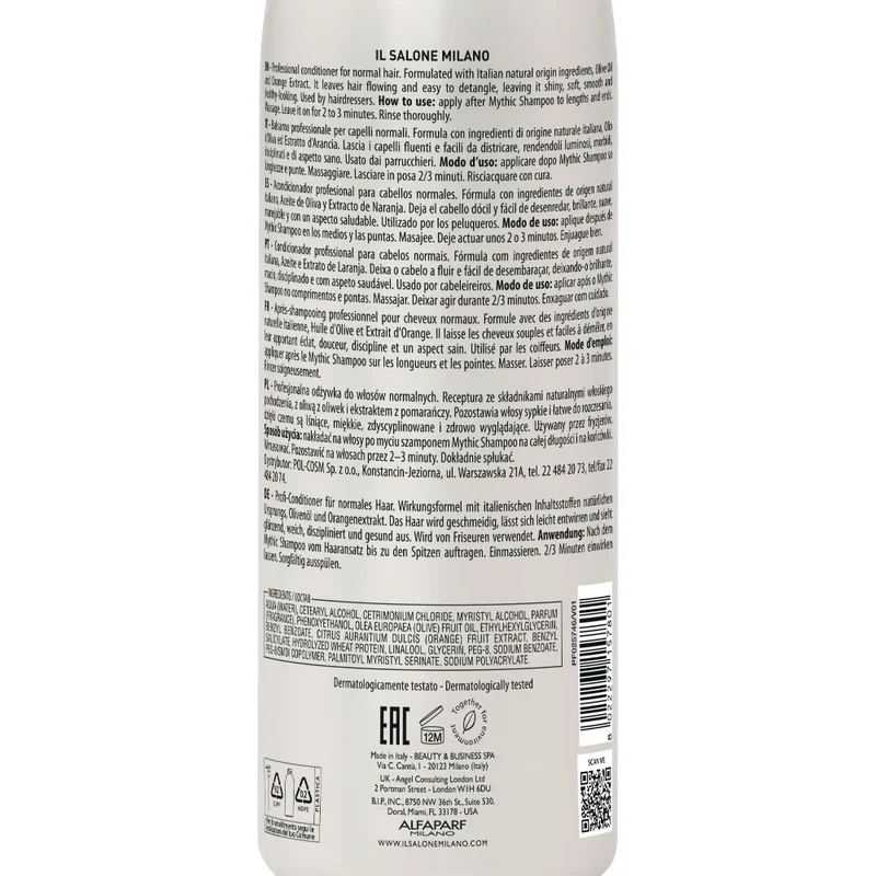 Il Salone Milano Mythic Conditioner 1000ml - après-shampooing cheveux normaux