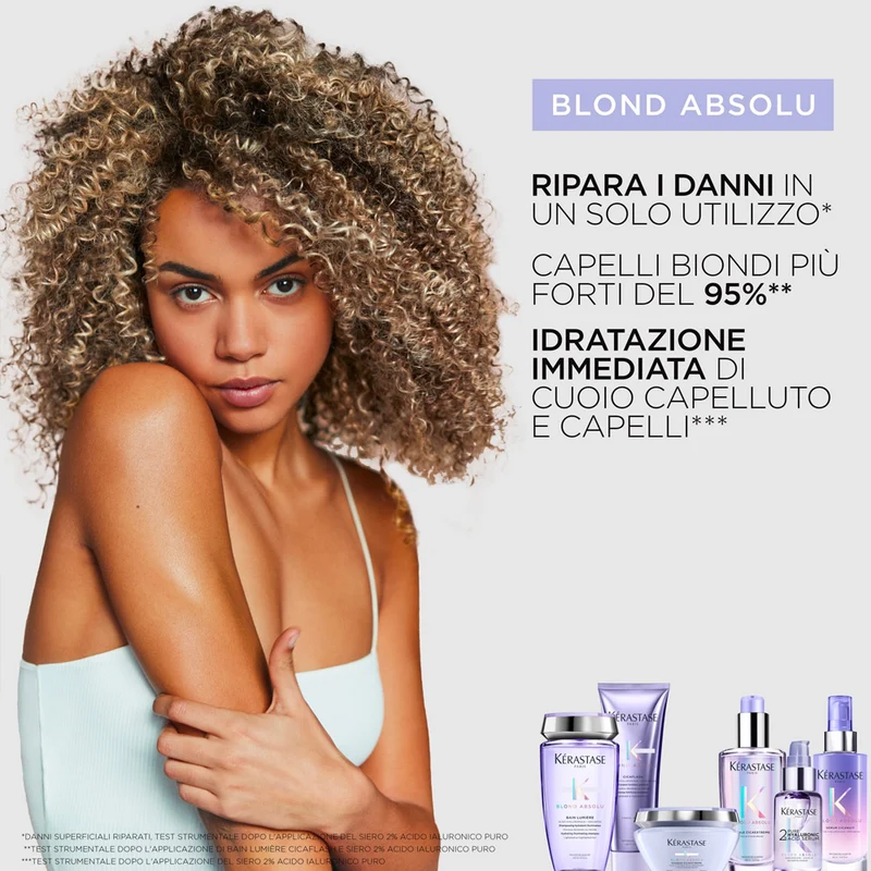 Kerastase Blond Absolu Serum 2% Hyaluronic Acid 50ml - sérum pour cheveux blonds et peau