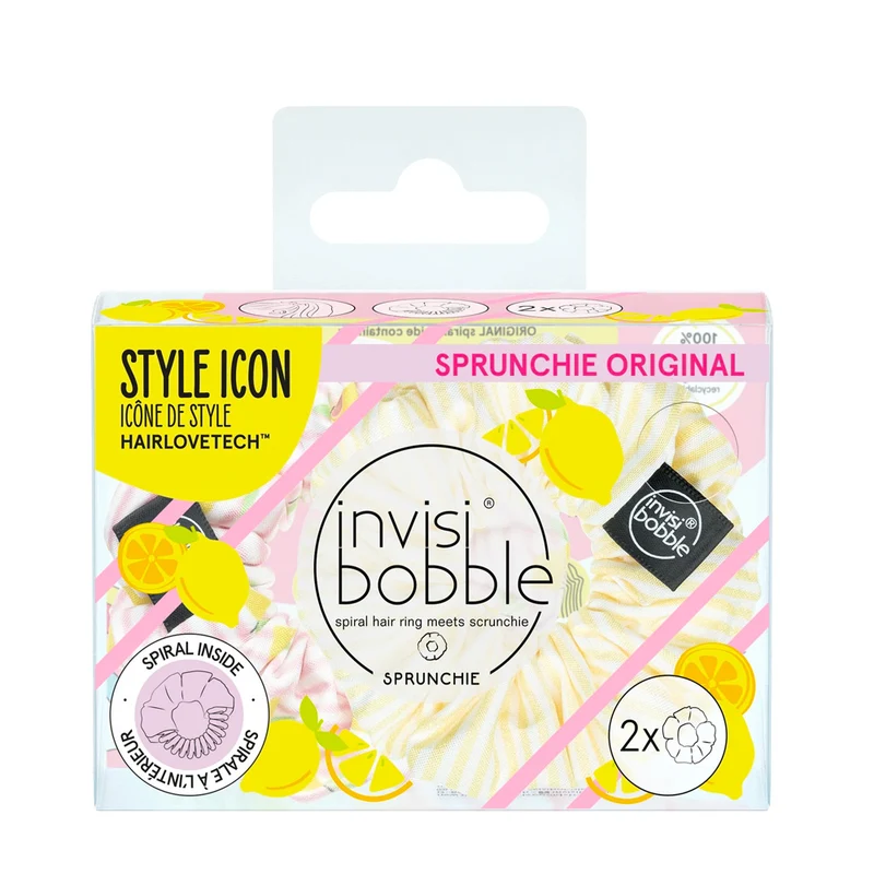 Invisibobble Sprunchie Fruit Fiesta Simply Zest 2 pc - pack de 2 sprunchie