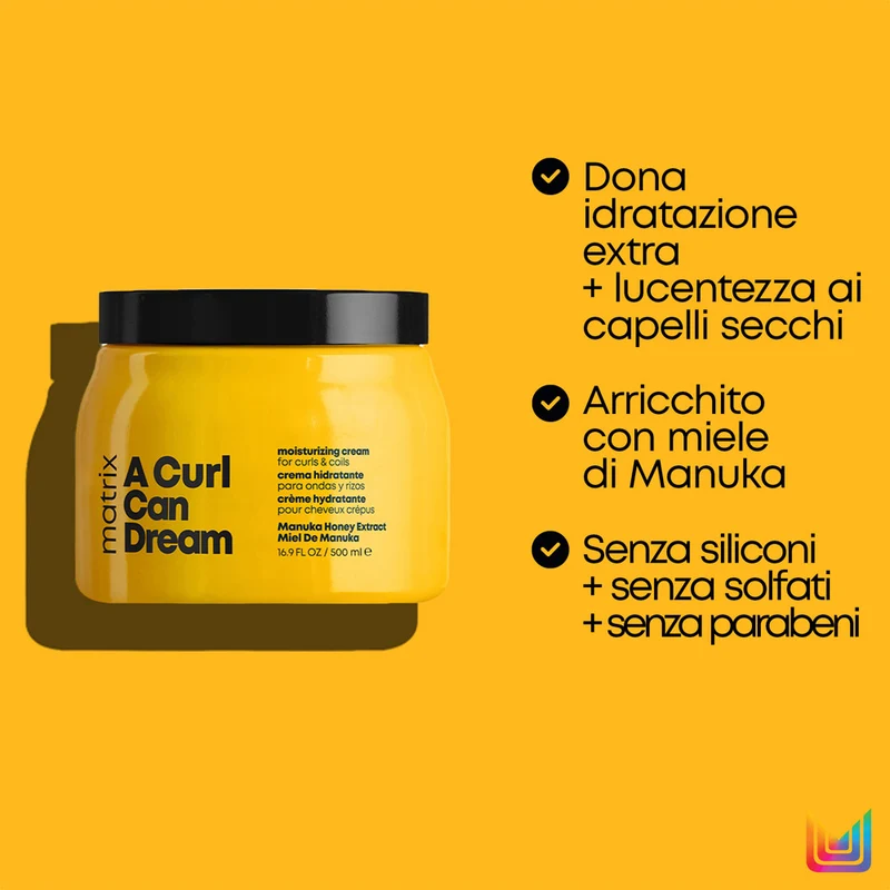 Matrix Haircare A Curl Can Dream Cream 500ml - crème pour cheveux bouclés et/ou ondulés
