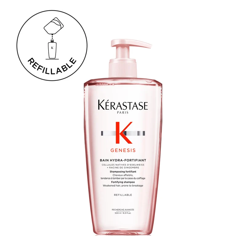Kerastase Genesis Bain Hydra Fortifiant 500ml - shampooing cheveux faibles et gras