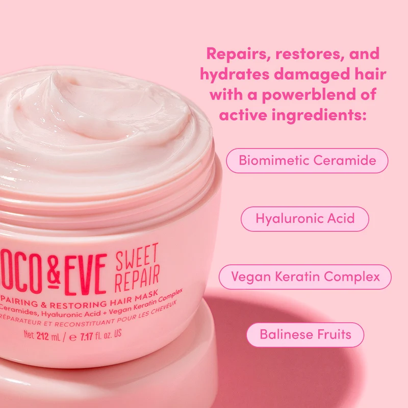 Coco & Eve Sweet Repair Mask 212ml - masque restructurant