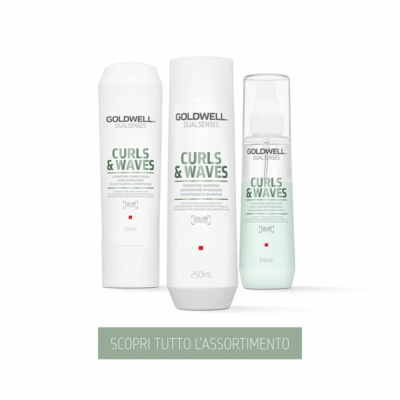 Goldwell Dualsenses Curls & Waves Hydrating Serum Spray 150ml - sérum hydratant en spray pour cheveux bouclés ou ondulés