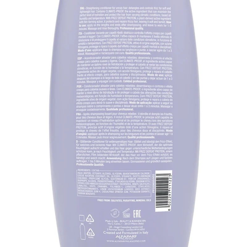 Alfaparf Milano Semi di Lino Smooth Smoothing Conditioner 1000ml - après-shampooing lissant