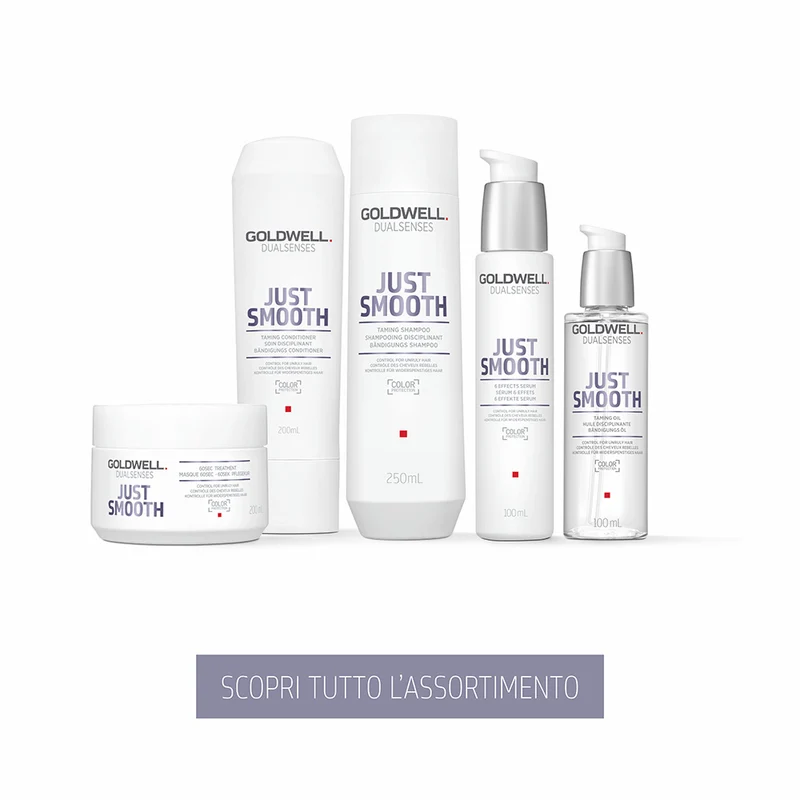 Goldwell Dualsenses Just Smooth Taming Conditioner 200ml - conditionneur disciplinant pour cheveux indisciplinés et cré