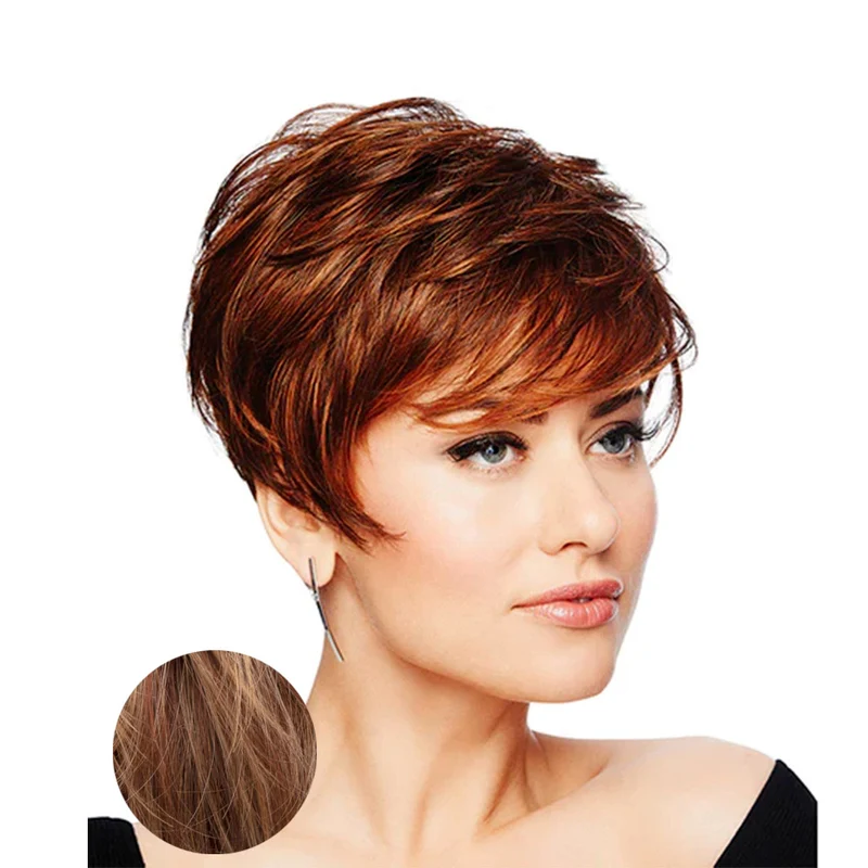 Hairdo Perfect Pixie Pixie brun clair rougeâtre