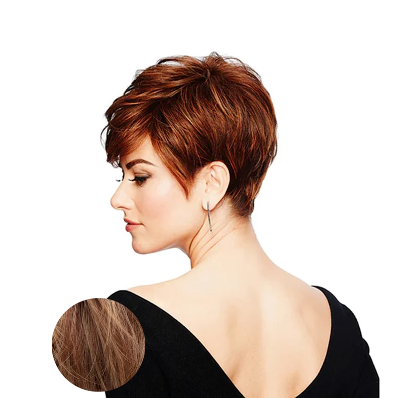 Hairdo Perfect Pixie Pixie brun clair rougeâtre