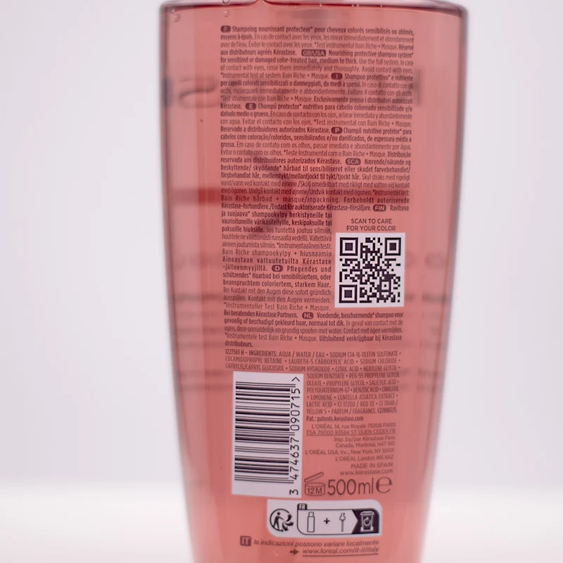 Kerastase Chroma Absolu Bain Riche Chroma Shampoo 500ml x 2