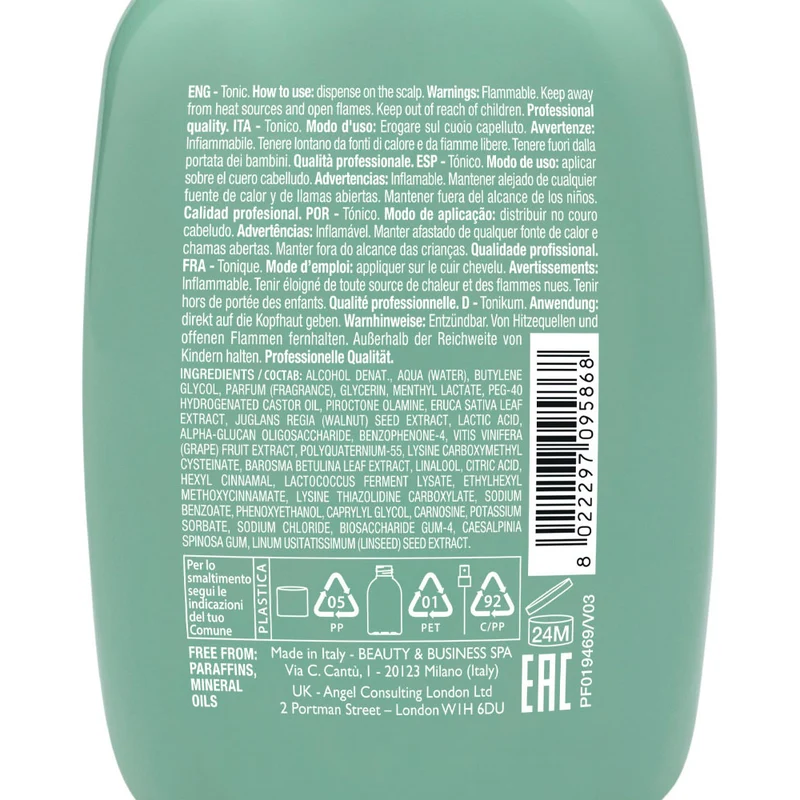 Alfaparf Milano Semi Di Lino Scalp Renew Energizing Tonic 125ml - tonique énergisant