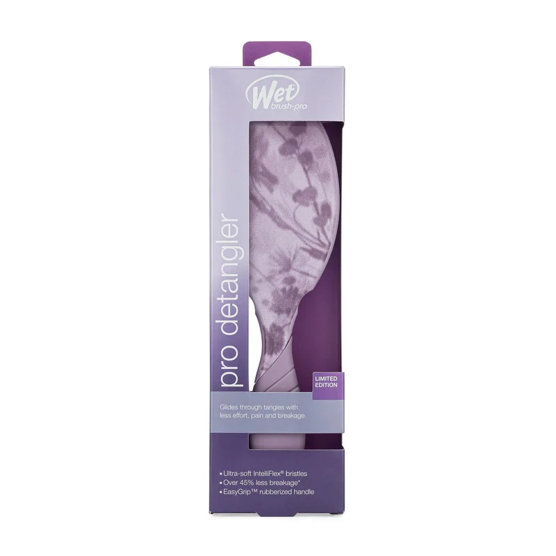 WetBrush Pro Detangler Floral Shadows Purple