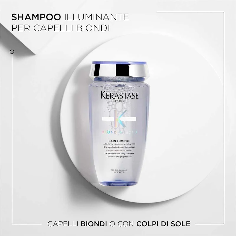 Kerastase Blond Absolu Bain Lumière 250ml - shampooing illuminateur pour cheveux blonds