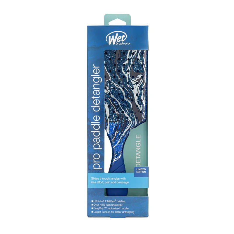WetBrush Pro Paddle Detangler Mineral Sparkle Midnight - brosse pour la douche