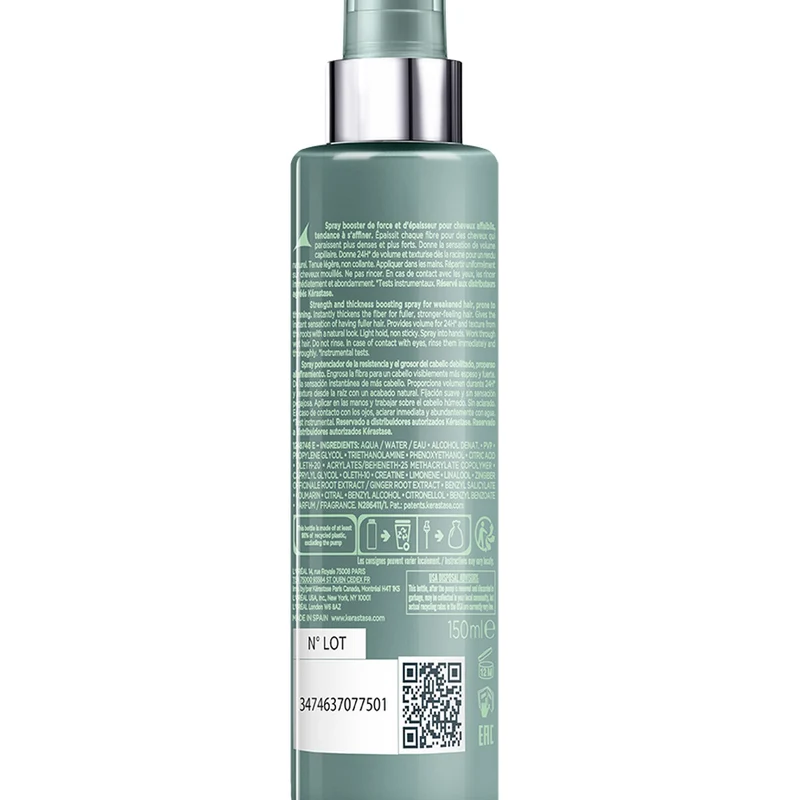 Kerastase Genesis Homme Spray De Force Epaississant 150ml - spray fortifiant