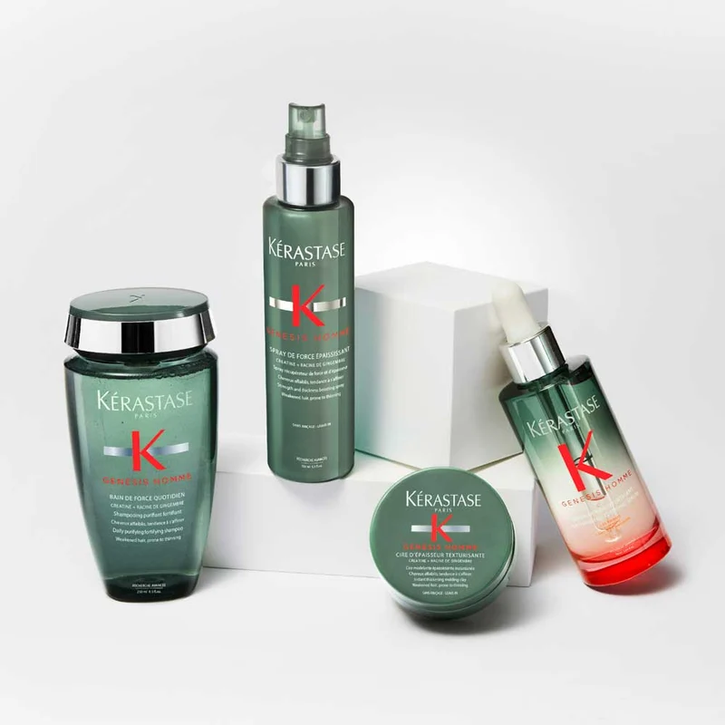 Kerastase Genesis Homme Bain De Force Quotidien 250ml - shampooing fortifiant et purifiant