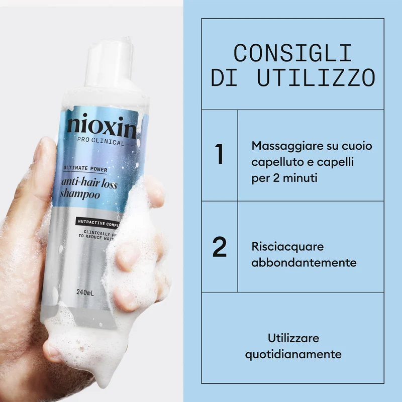 Nioxin Anti Hair Loss Shampoo 240ml - shampooing anti-chute