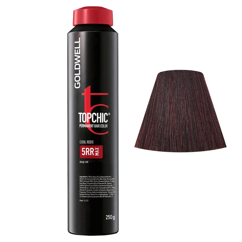 Goldwell Topchic Can 5RR Max Rouge Foncé 250gr - coloration permanente en bombe