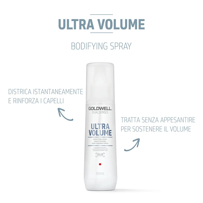 Goldwell Dualsenses Ultra Volume Bodifying Spray 150ml - spray volumateur pour cheveux fins ou manquant de volume